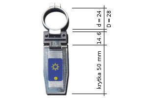 Foto: RP08: Capacul prismei de refractometru optic cu iluminare